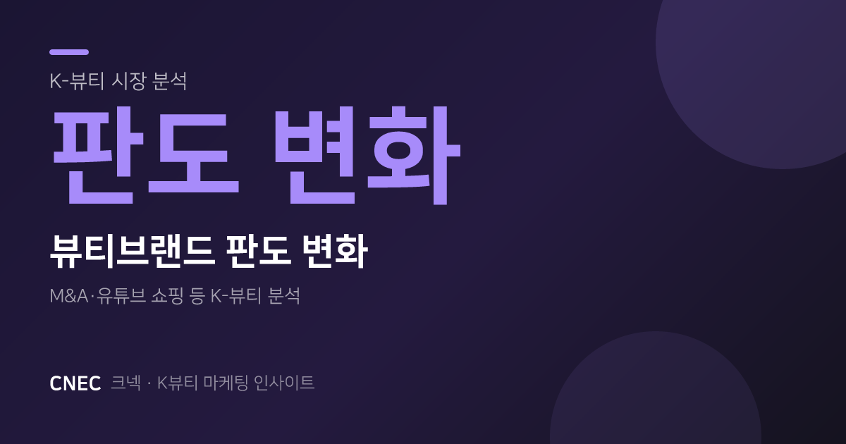 M&A, 유튜브 쇼핑까지? 뷰티 브랜드 판도 흔드는 K-뷰티 생존 전략
