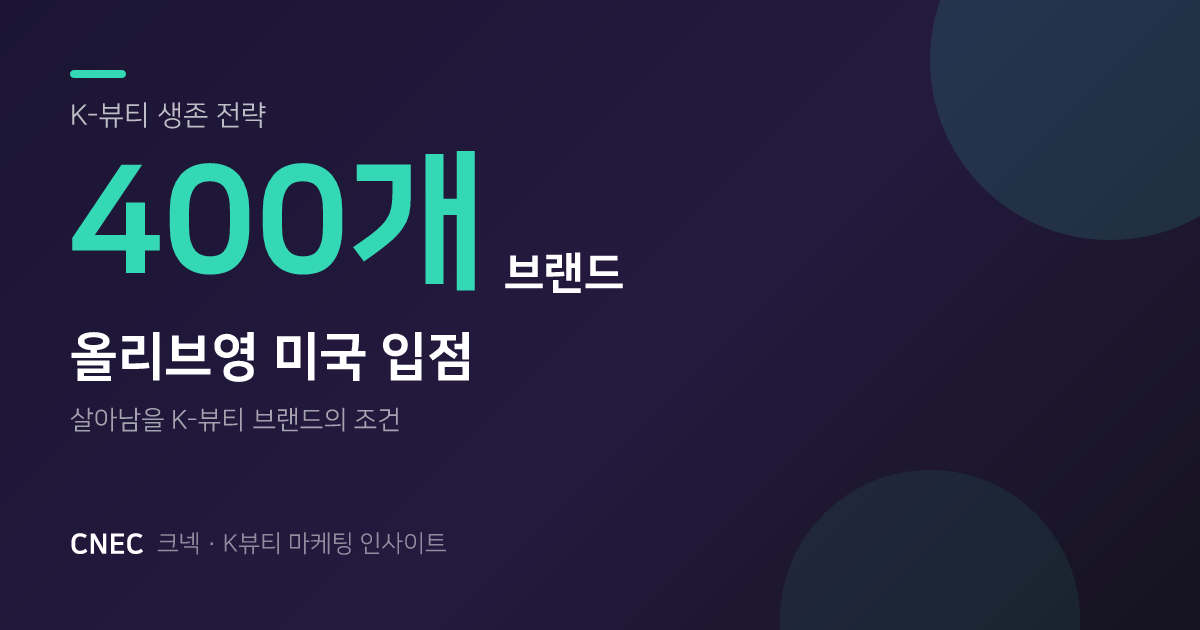 올리브영 미국 400개 K뷰티 브랜드, 살아남는 비결은? 현지화 전략이 답