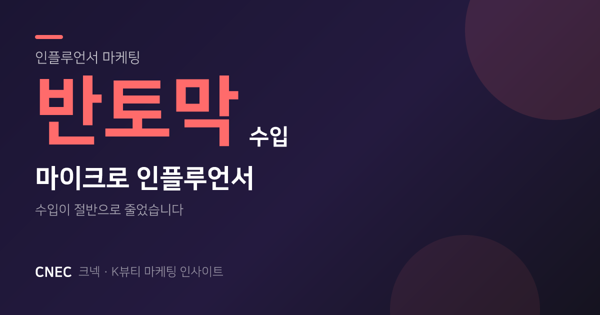 마이크로 인플루언서 수입이 반토막 난 이유와 크리에이터 마케팅의 변화