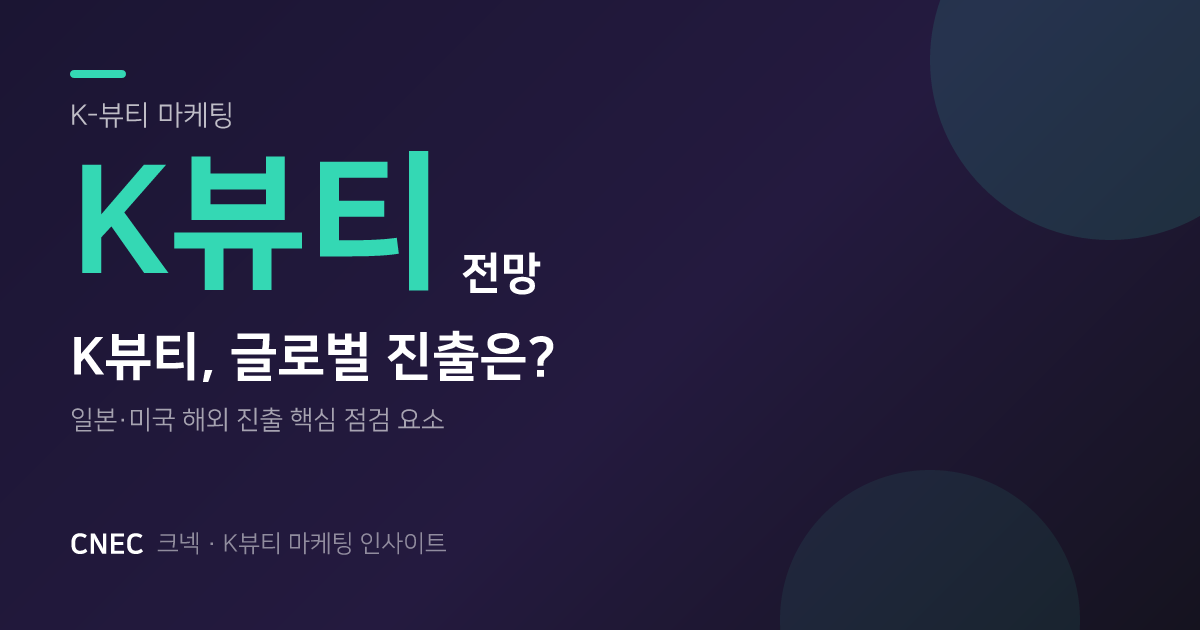 K뷰티, 글로벌 시장 혁신 주도! 틱톡·유튜브 크리에이터로 해외 진출 성공 전략