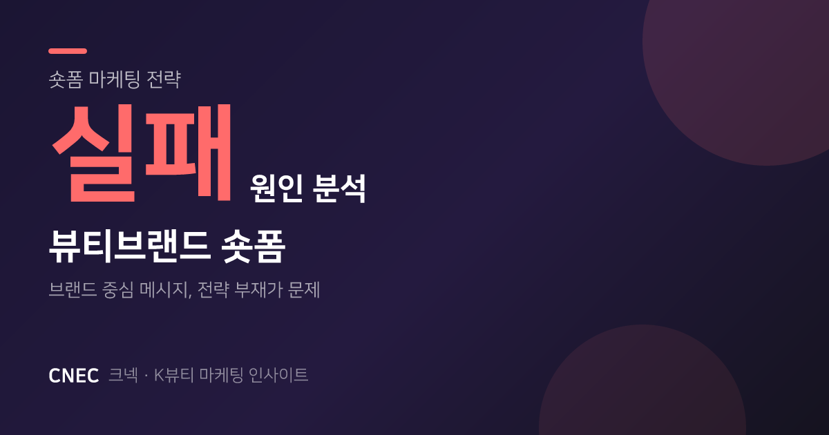 K-뷰티 숏폼, 조회수만으론 실패! 매출 전환 이끄는 7가지 전략